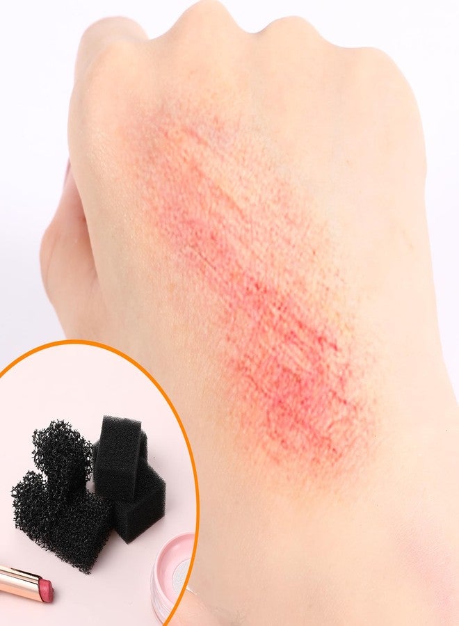 Aysatogc Stipple Sponges, 12Pcs Sfx Makeup Sponges Special Effects Makeup Must Haves Face Make up Tools for Texture Beard Freckle Halloween Make up Cosplay Party Art Shaping Special Effects (Black) - Image 5